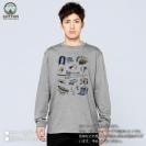 【長袖Tシャツ】【釣りざんまい】PACK LIGHT, GO FISH.  5.6oz Cotton:100%