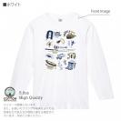 【長袖Tシャツ】【釣りざんまい】PACK LIGHT, GO FISH.  5.6oz Cotton:100%