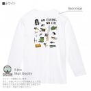 【長袖Tシャツ】【釣りざんまい】釣りに行く準備_ハイデザイン  5.6oz Cotton:100%