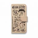 【手帳型】【釣りざんまい】本革 釣りが好きなんです