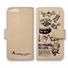 【手帳型】【釣りざんまい】本革 釣り好きですがなにか????