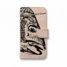 【手帳型】高級本革スマホケース ヌメ革 クロダイ(チヌ)