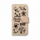 【手帳型】【釣りざんまい】本革 魚釣りに出かけよう!