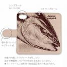 【手帳型】高級本革スマホケース ヌメ革 ブリ(青物)