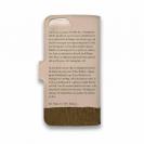 【手帳型】高級本革スマホケース ヌメ革 Gone Fishing ビンテージバージョン