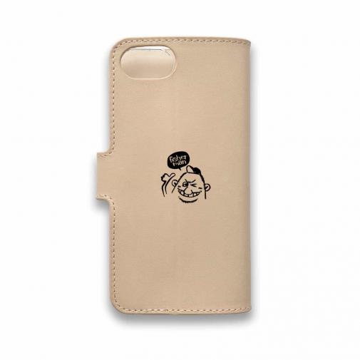 【手帳型】【釣りざんまい】本革 ポッチャリアングラー