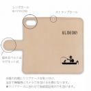 【手帳型】【釣りざんまい】本革 愛犬とボートフィッシング