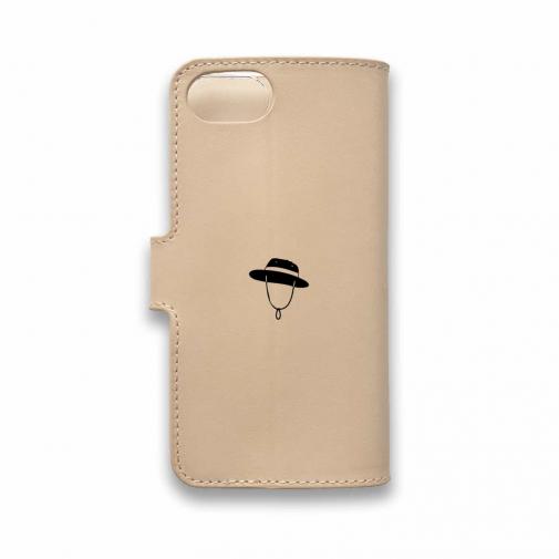 【手帳型】【釣りざんまい】本革 釣りを楽しむ少年