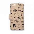 【手帳型】【釣りざんまい】本革 釣りに行く道具