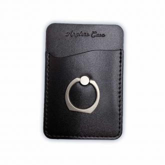 スマホリング＋カードホルダー　チャコール