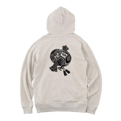 【彫姫】【パーカー】達磨小槌 8.4oz Cotton:100%