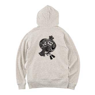 【彫姫】【パーカー】達磨小槌 8.4oz Cotton:100%