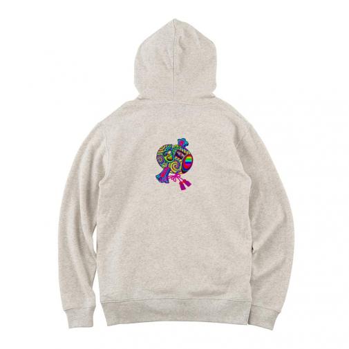 【彫姫】【パーカー】達磨小槌七色 8.4oz Cotton:100%