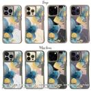 【Compos-Case】北欧デザイン【ラメ】 ブルーマーブル No2