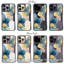 【Compos-Case】北欧デザイン【ラメ】 ブルーマーブル No2