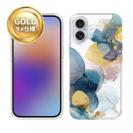 【TPU】北欧デザイン【ラメ】 ブルーマーブル No2