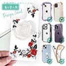 【デザインシート】モノトーンなバラ