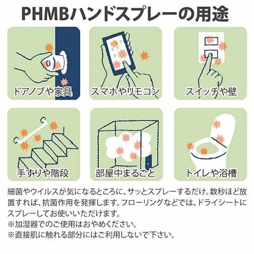 PHMBハンドスプレー 200ml 第3の除菌剤