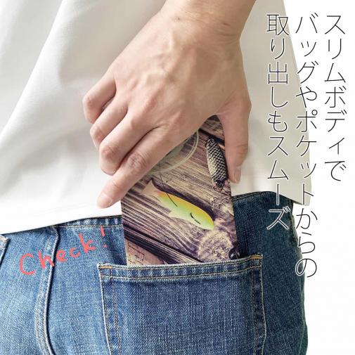【手帳型ベルトなし】【Stick Case】釣りの準備 オールドスタイル