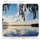 【手帳型ベルトなし】【Stick Case】日が沈む湖で毎日釣りをします!