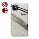 【手帳型ベルトなし】【Stick Case】フライロッド　彩度を落としたディテール