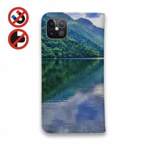 【手帳型ベルトなし】【Stick Case】湯の湖のアングラー