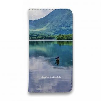 【手帳型ベルトなし】【Stick Case】湯の湖のアングラー