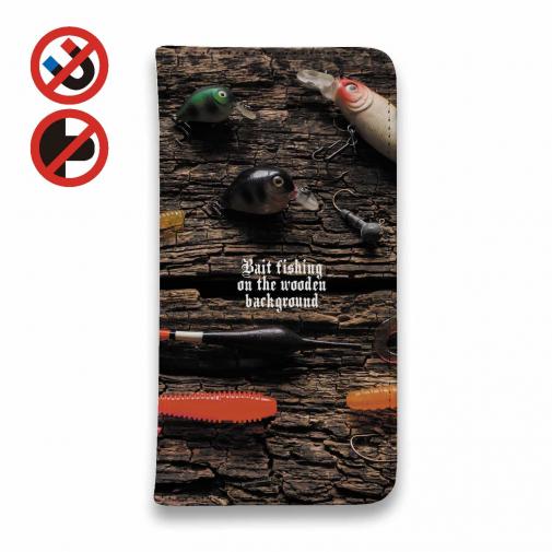 【手帳型ベルトなし】【Stick Case】お気に入りのルアーたち
