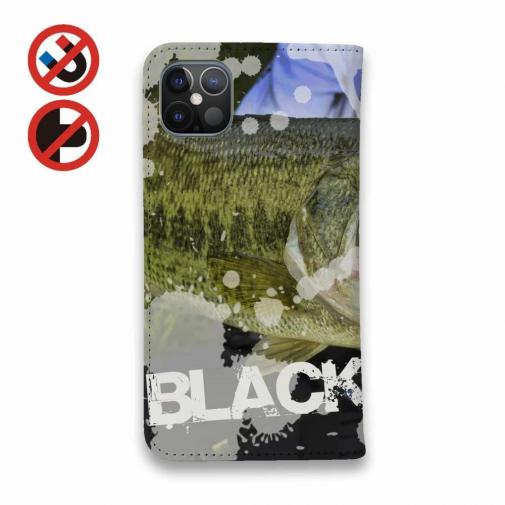 【手帳型ベルトなし】【Stick Case】ビッグバス! BLACK BASS