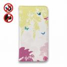 【手帳型ベルトなし】【Stick Case】幻想的な蝶と森