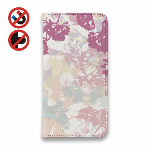 【手帳型ベルトなし】【Stick Case】フラワーシルエット