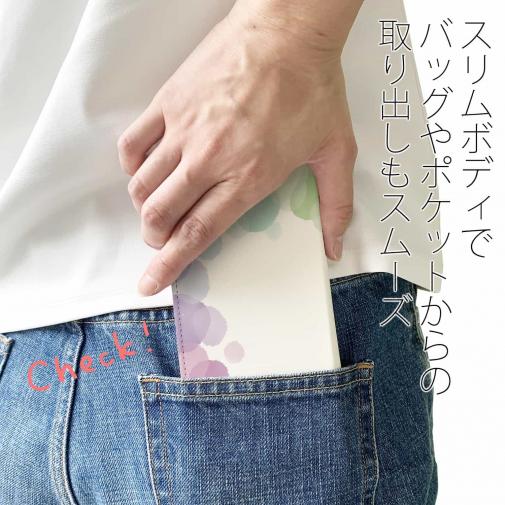 【手帳型ベルトなし】【Stick Case】素敵な水玉　パート2