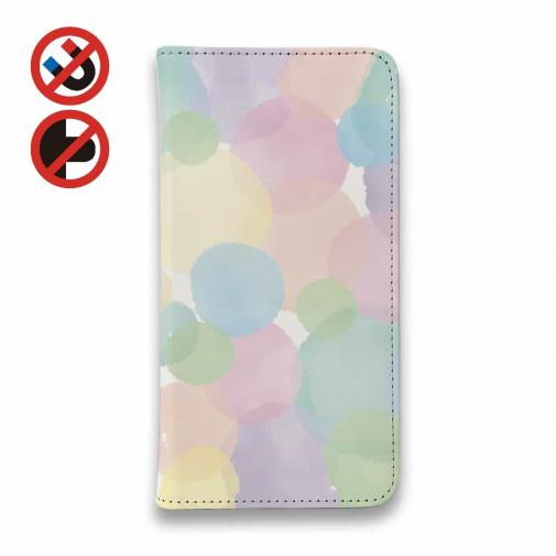 【手帳型ベルトなし】【Stick Case】かわいい水玉　パート3