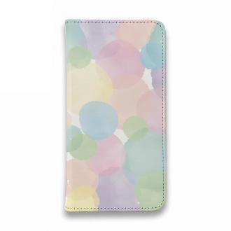【手帳型ベルトなし】【Stick Case】かわいい水玉　パート3