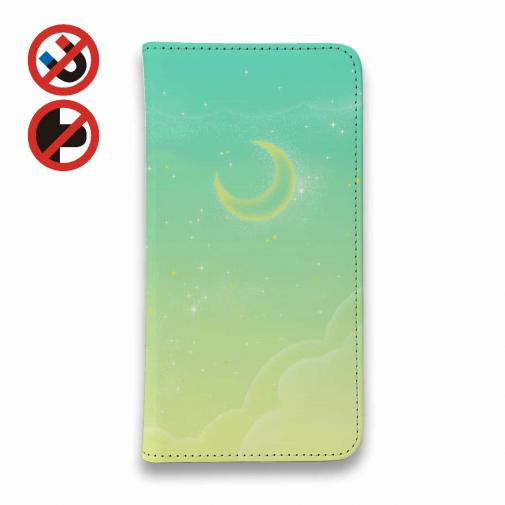 【手帳型ベルトなし】【Stick Case】ふわふわな空