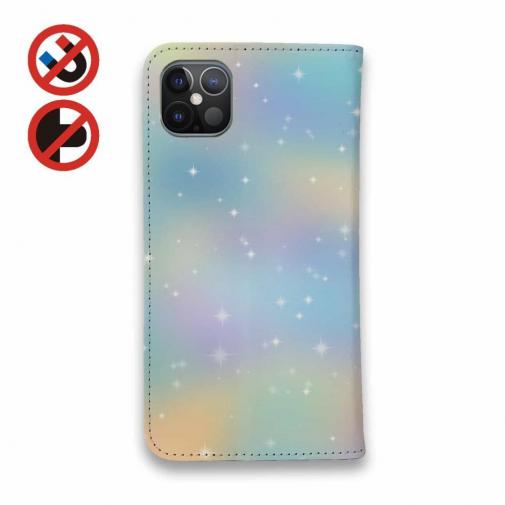 【手帳型ベルトなし】【Stick Case】カラフルな空