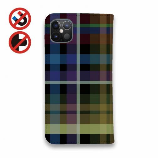 【手帳型ベルトなし】【Stick Case】大人のチェック