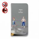 【手帳型ベルトなし】【Stick Case】釣りとお金