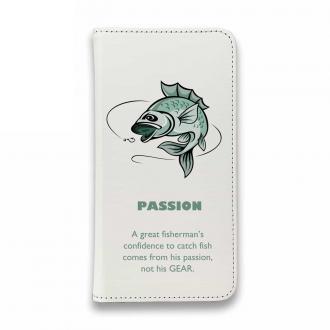 【手帳型ベルトなし】【Stick Case】釣りに対する情熱!