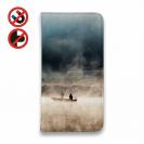 【手帳型ベルトなし】【Stick Case】霧の湖上