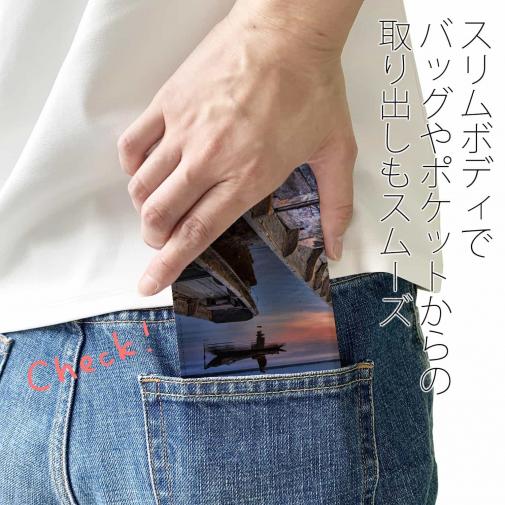 【手帳型ベルトなし】【Stick Case】マリーノの漁船