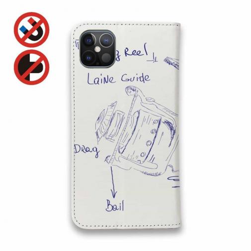 【手帳型ベルトなし】【Stick Case】リールの解説　手書き風