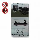 【手帳型ベルトなし】【Stick Case】釣りの時事風刺しラスト