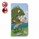 【手帳型ベルトなし】【Stick Case】大物との格闘!