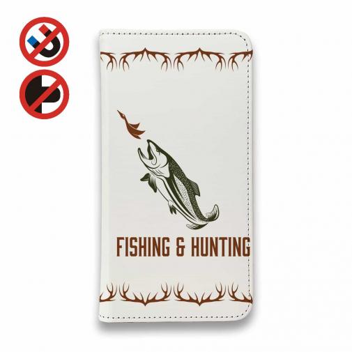 【手帳型ベルトなし】【Stick Case】FISHING & HUNTING
