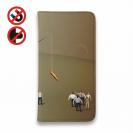 【手帳型ベルトなし】【Stick Case】ビジネスマンと釣り