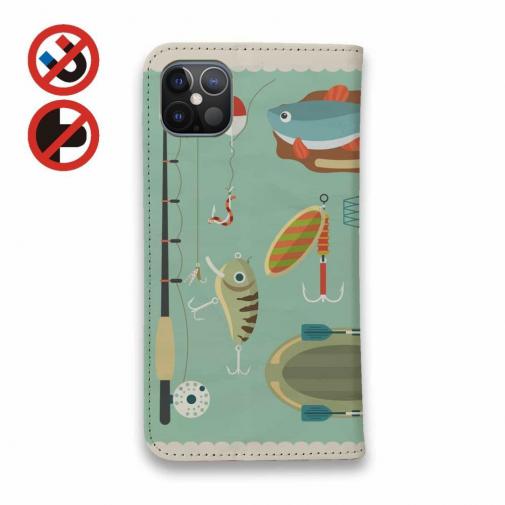 【手帳型ベルトなし】【Stick Case】アウトドア・フィッシャーマン