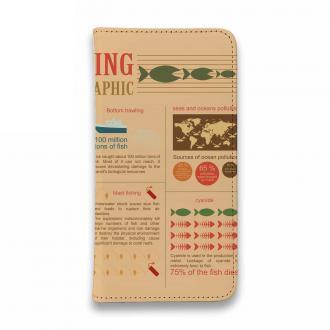 【手帳型ベルトなし】【Stick Case】釣りインフォグラフィック