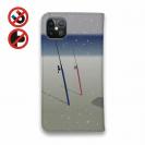 【手帳型ベルトなし】【Stick Case】Fish and air　夏の浜辺