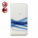 【手帳型ベルトなし】【Stick Case】波のイメージ　パート2